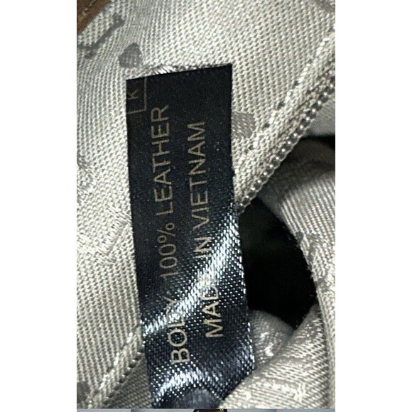 Margot New York Marcy Tote in Cognac 100% Genuine Leather Shoulder Bag Brown - Picture 7 of 10